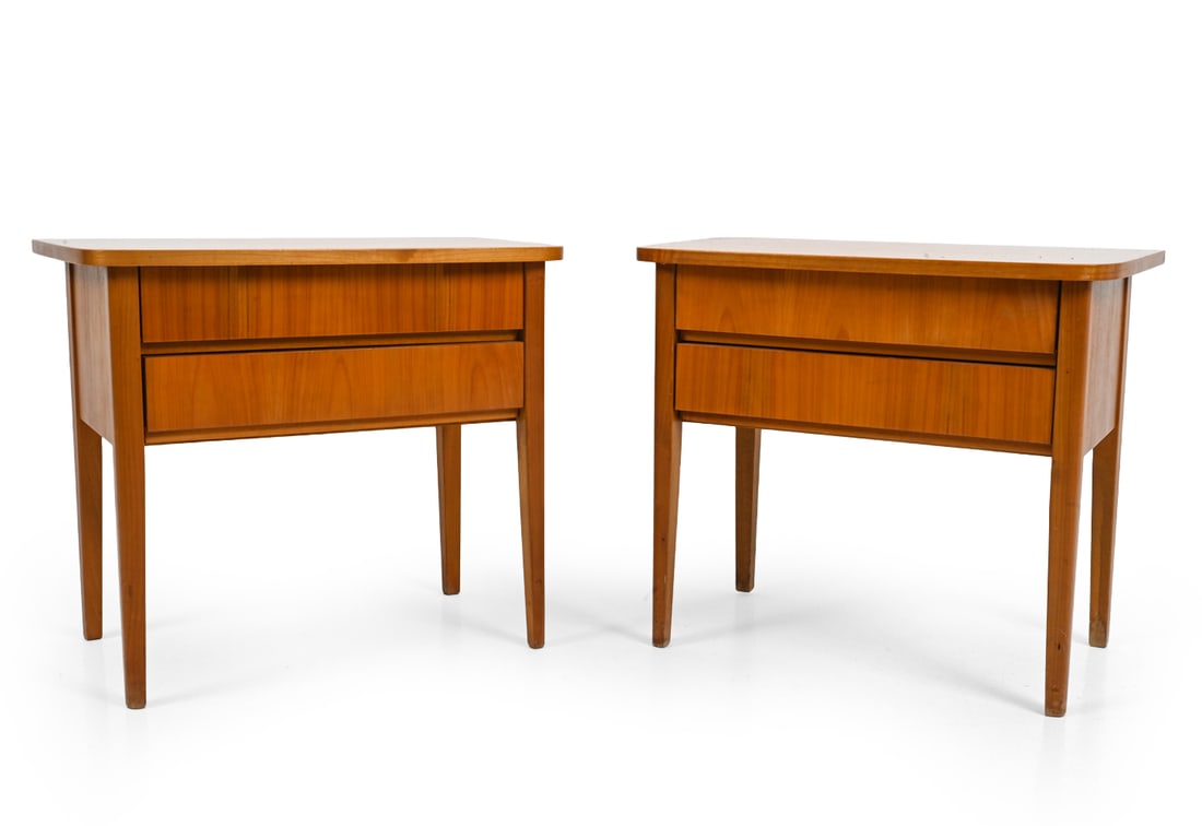 PAIR OF DANISH TEAK NIGHTSTANDS C. 1960S (1 of 11)
