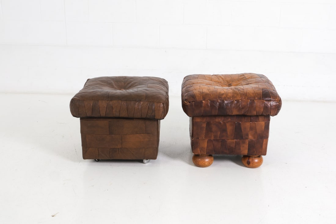 DE SEDE STYLE PATCHWORK LEATHER BENCHES - 3