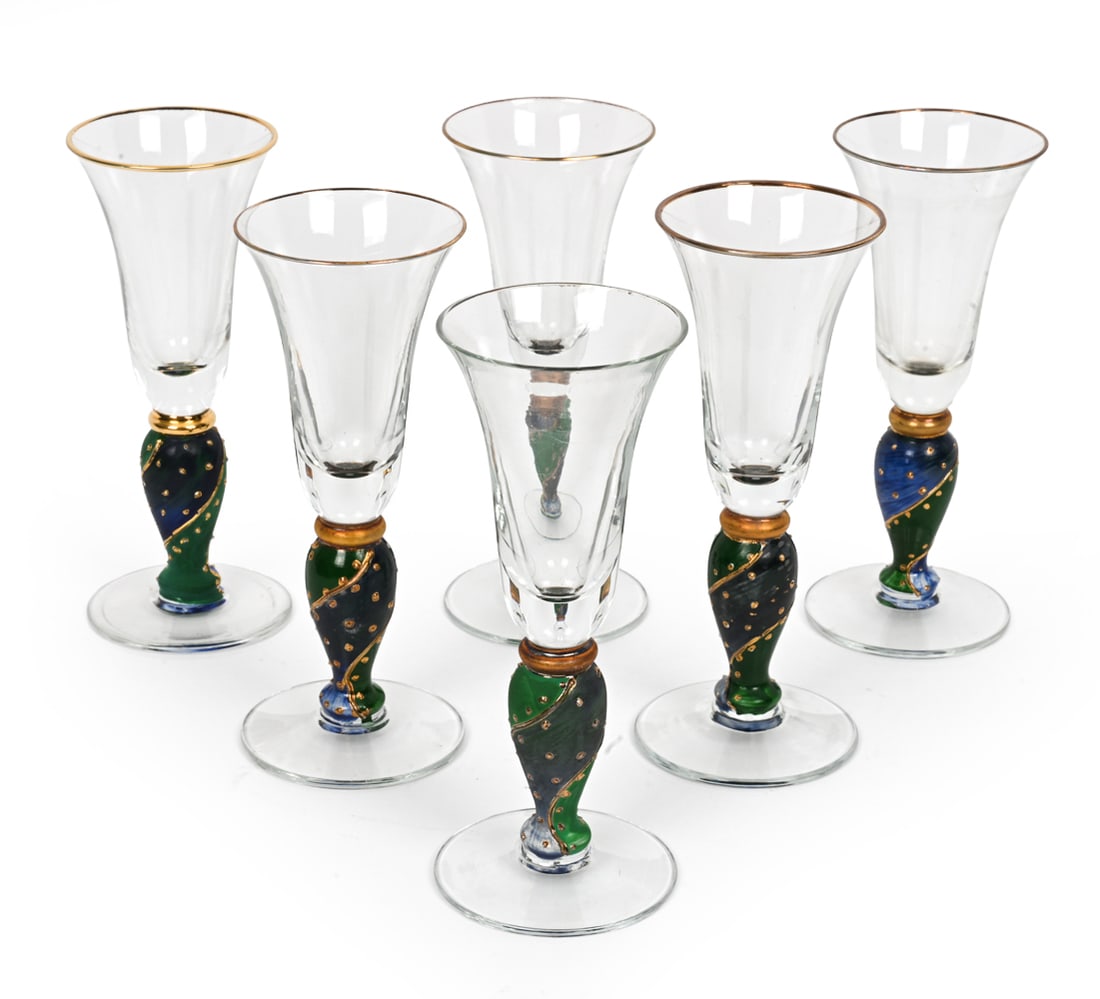 DECORATED CHAMPAGNE FLUTES (1 of 8)