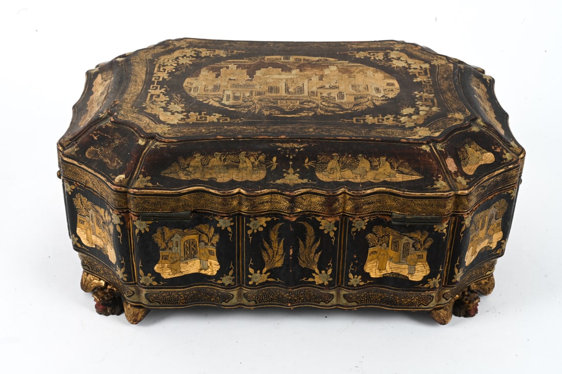 19TH CENTURY CHINESE EXPORT SEWING BOX (1 of 13)