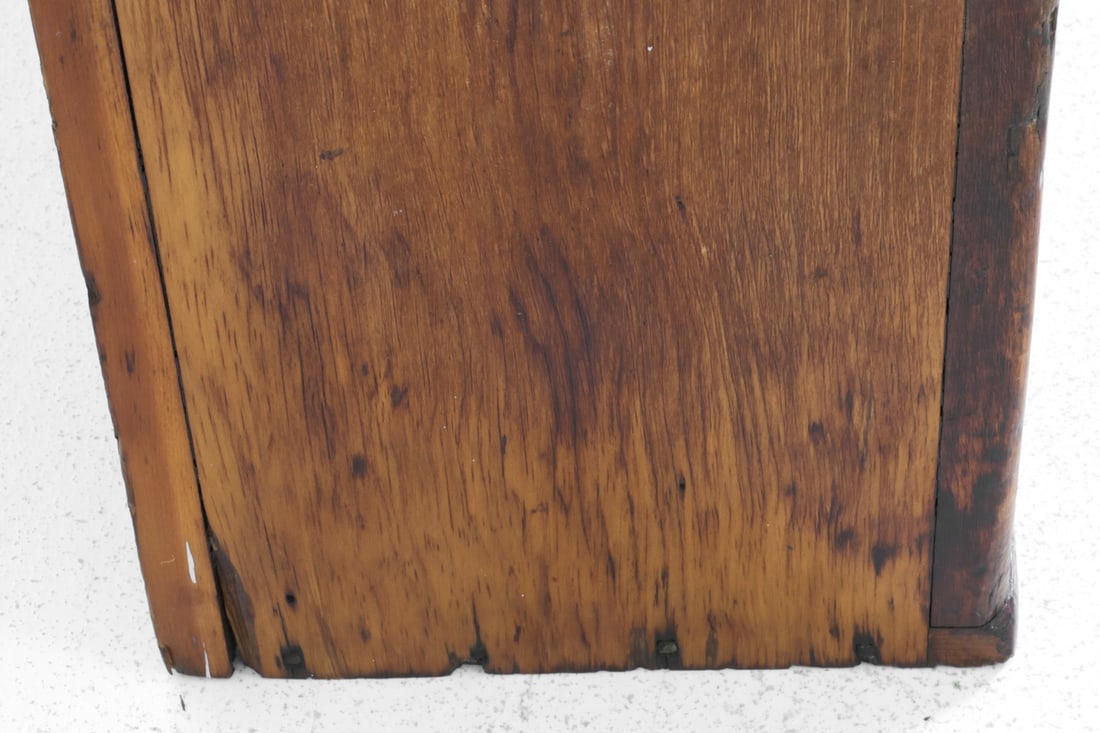 19TH C. PRIMITIVE PINE WALL CABINET - 14