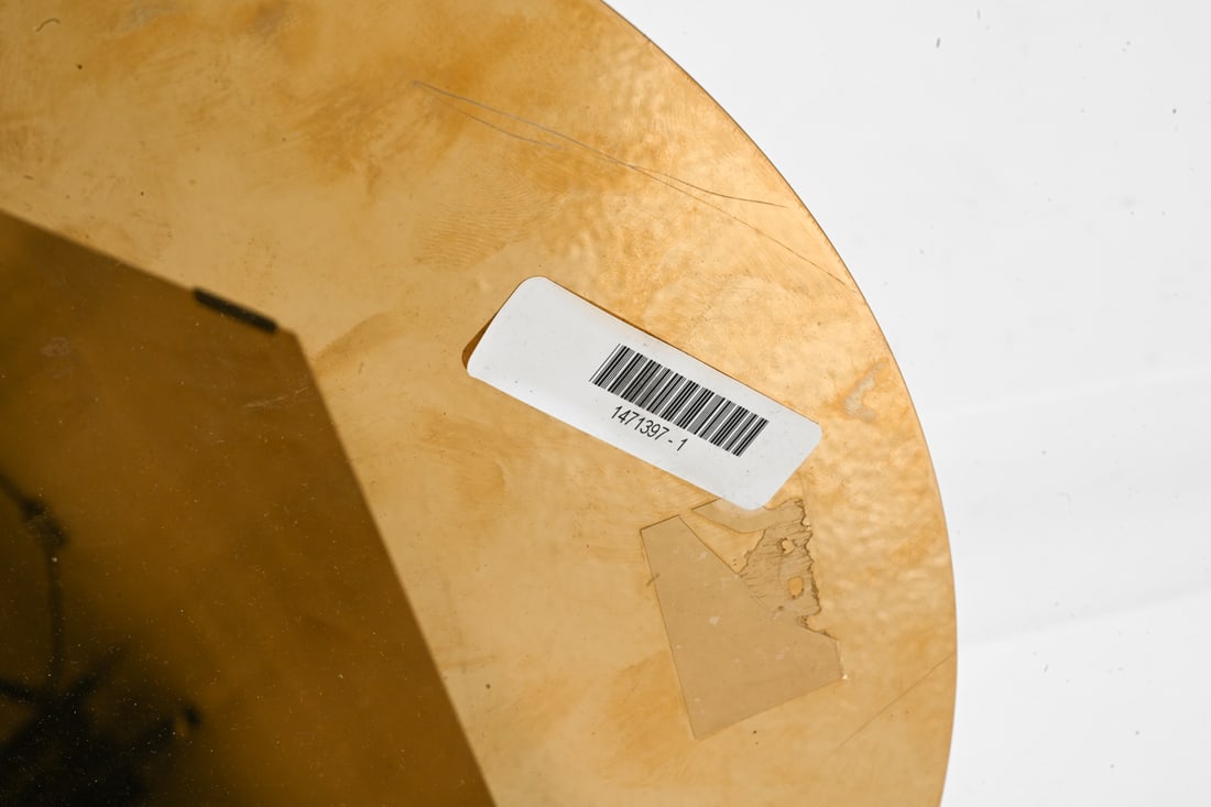 HAY "SPLIT TABLE" GOLD SIDE TABLE - 11