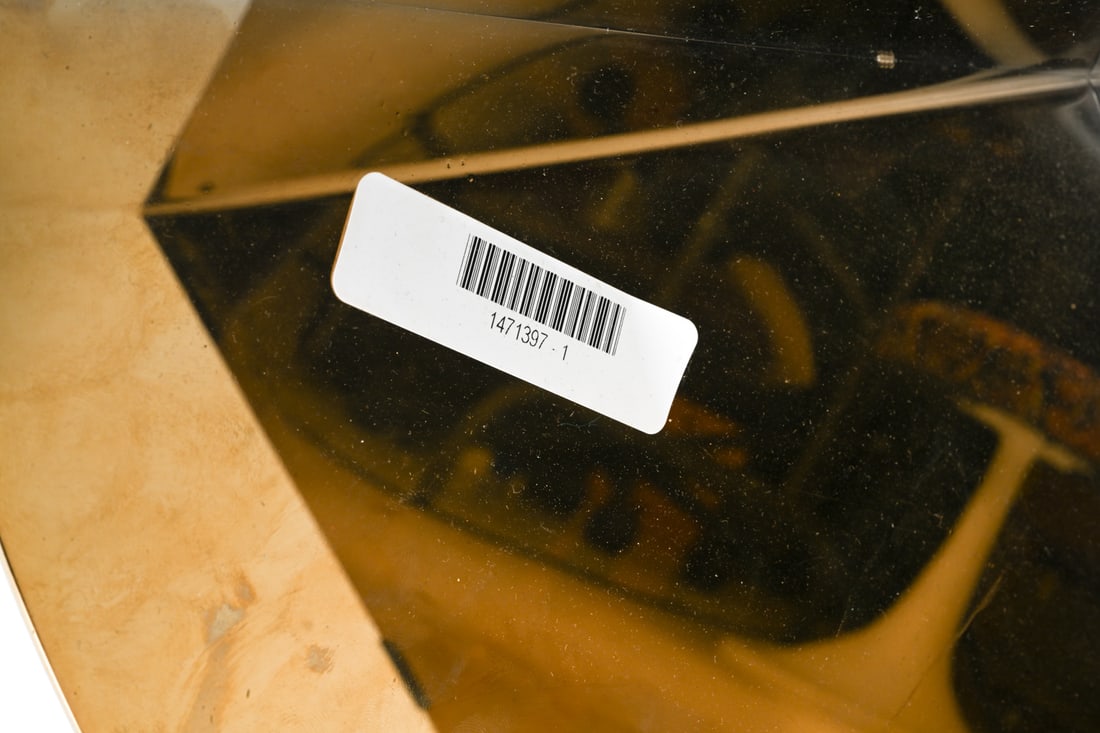 HAY "SPLIT TABLE" GOLD SIDE TABLE - 12