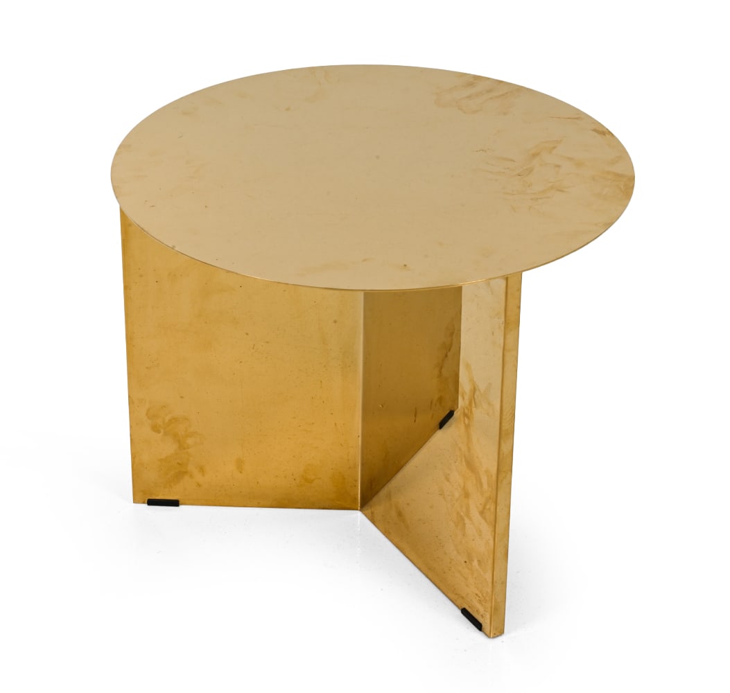 HAY "SPLIT TABLE" GOLD SIDE TABLE - 2