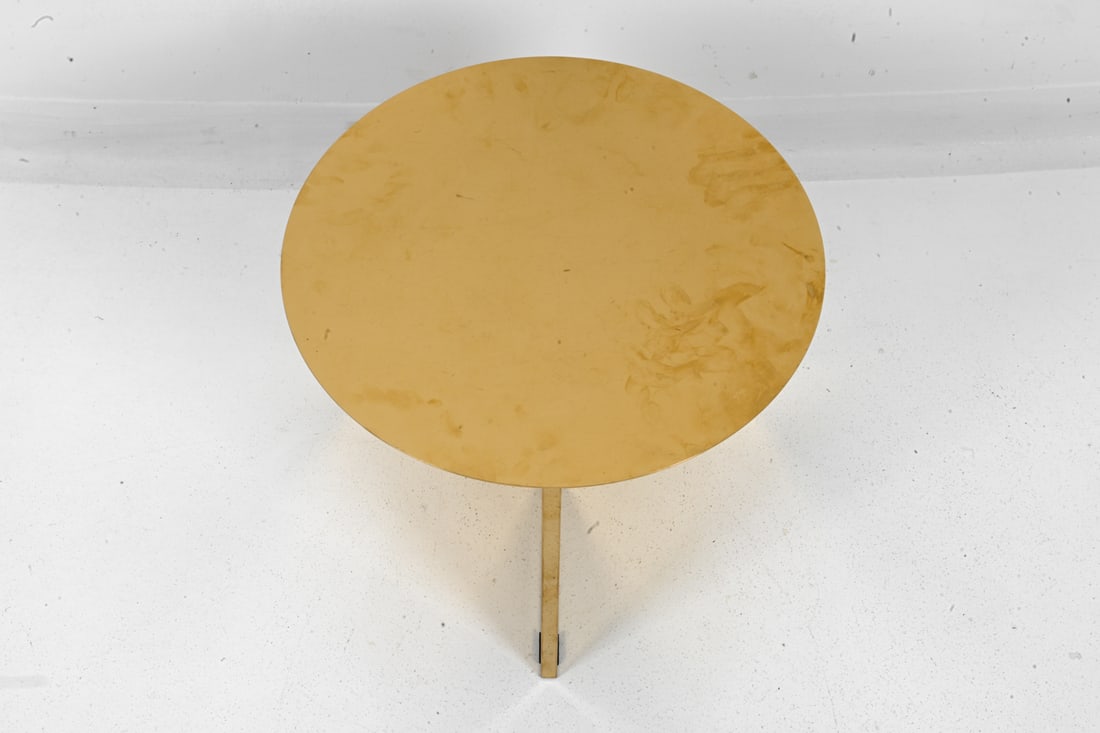 HAY "SPLIT TABLE" GOLD SIDE TABLE - 6