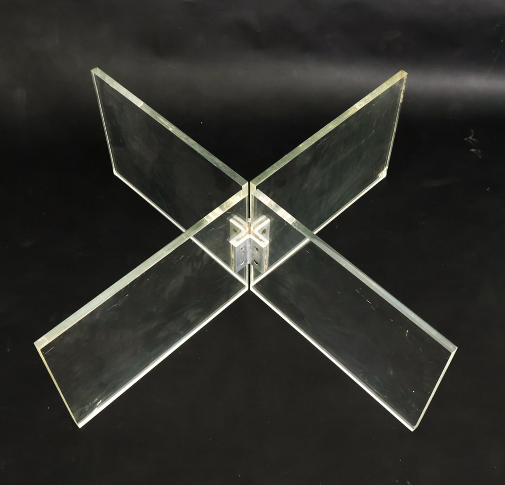 LUCITE X COFFEE TABLE BASE - 4