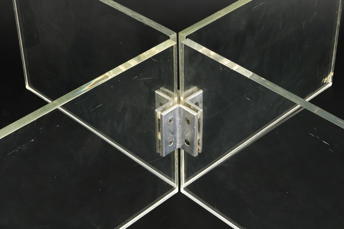 LUCITE X COFFEE TABLE BASE - 5