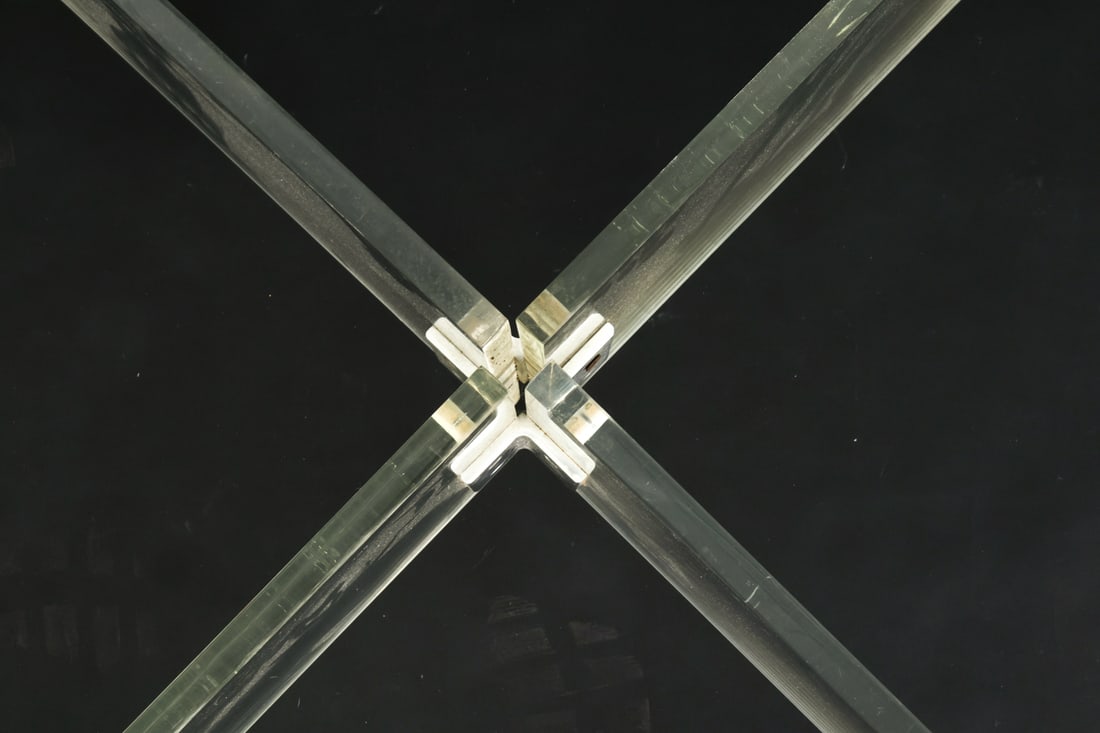 LUCITE X COFFEE TABLE BASE - 8
