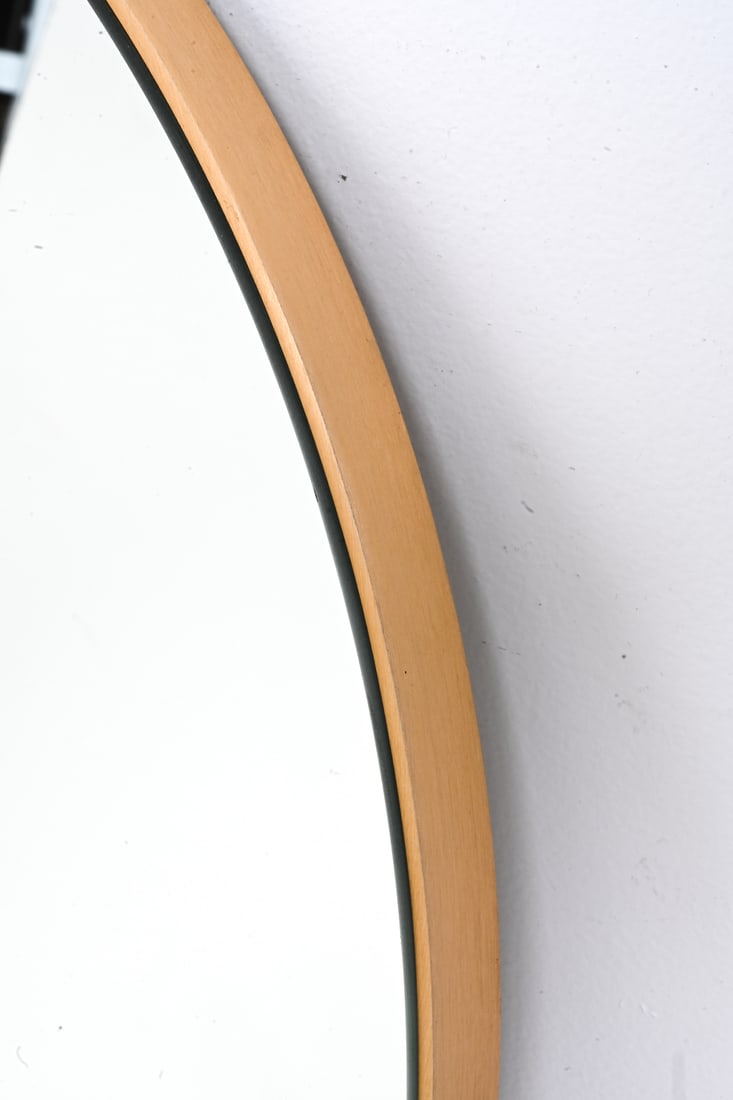 BRASS FRAME ROUND MIRROR - 4