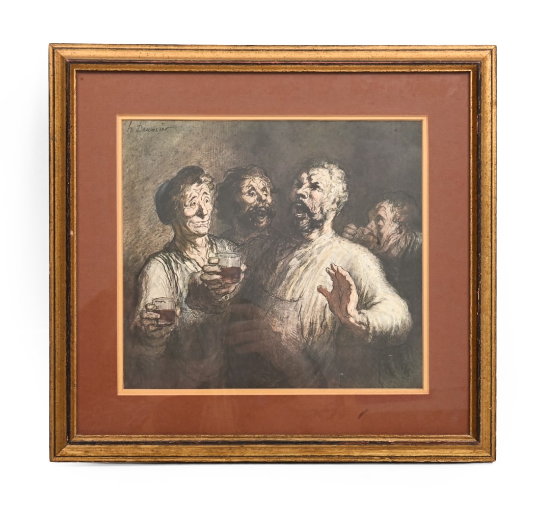 HONORE DAUMIER (FRENCH, 1808-1879) LITHOGRAPH (1 of 5)