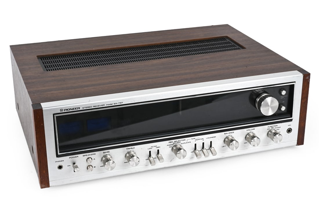 PIONEER FM/AM STEREO RECEIVER MODEL SX-737 (1 of 13)