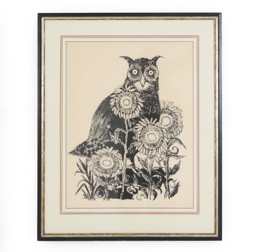 MILTON GLASER (1929-2020) MONOCHROME PRINT (1 of 10)