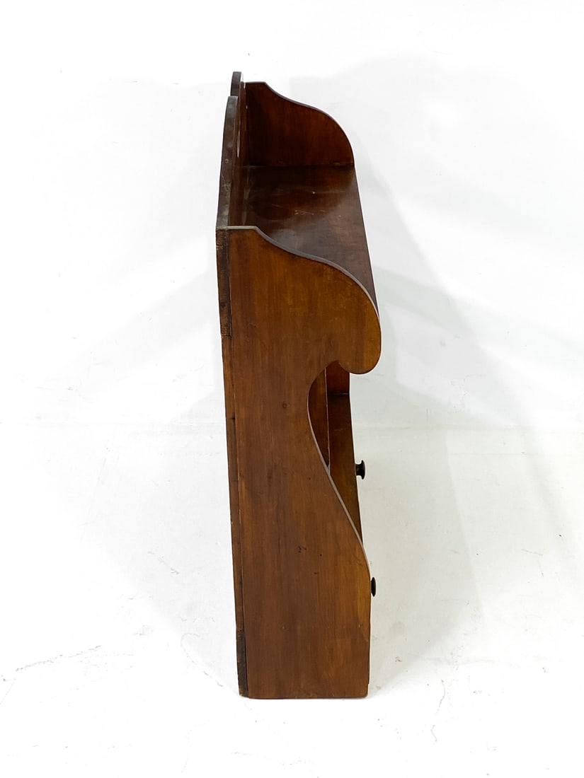 ANTIQUE PINE WALL SHELF - 3