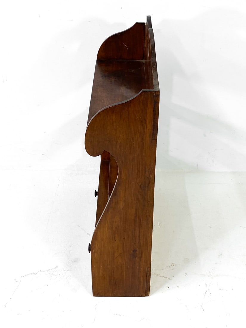 ANTIQUE PINE WALL SHELF - 5