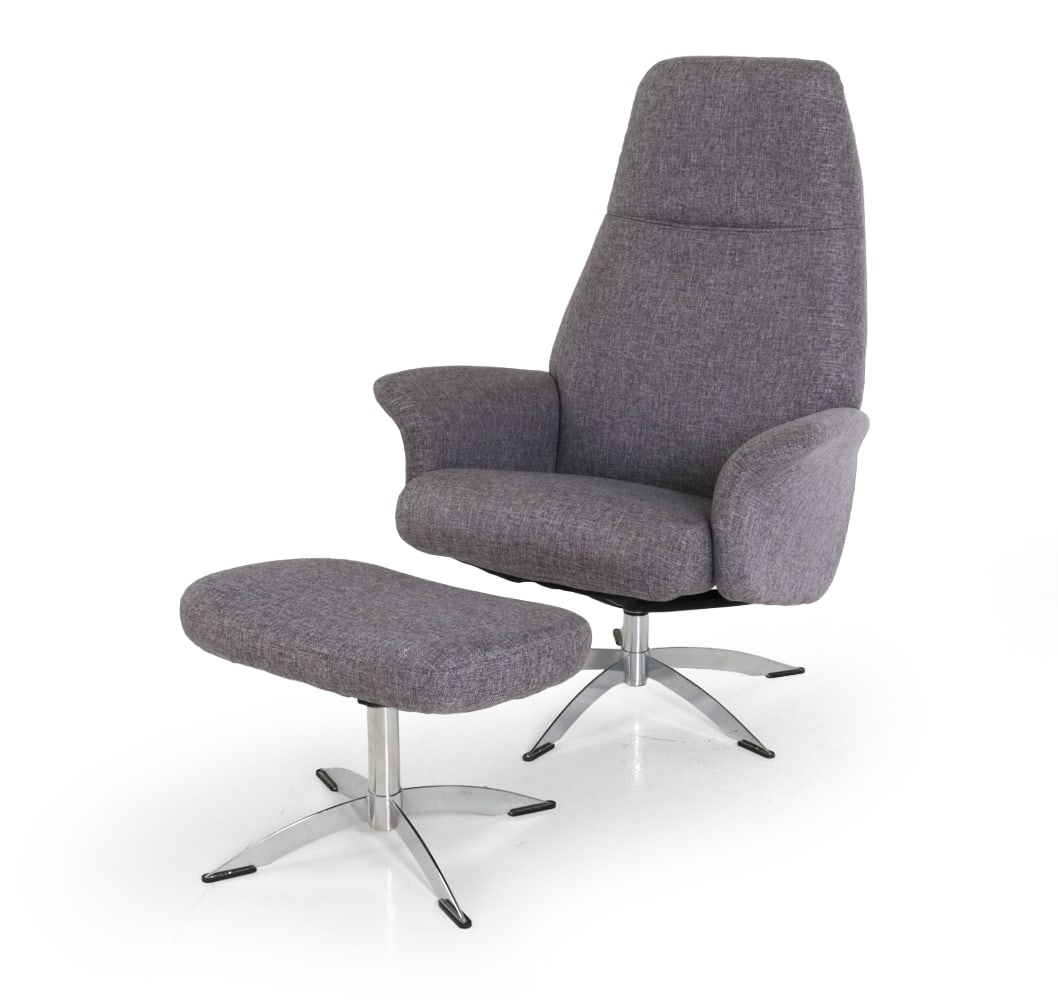HJORT KNUDSEN MODEL 4662 LOUNGE CHAIR & OTTOMAN (1 of 14)