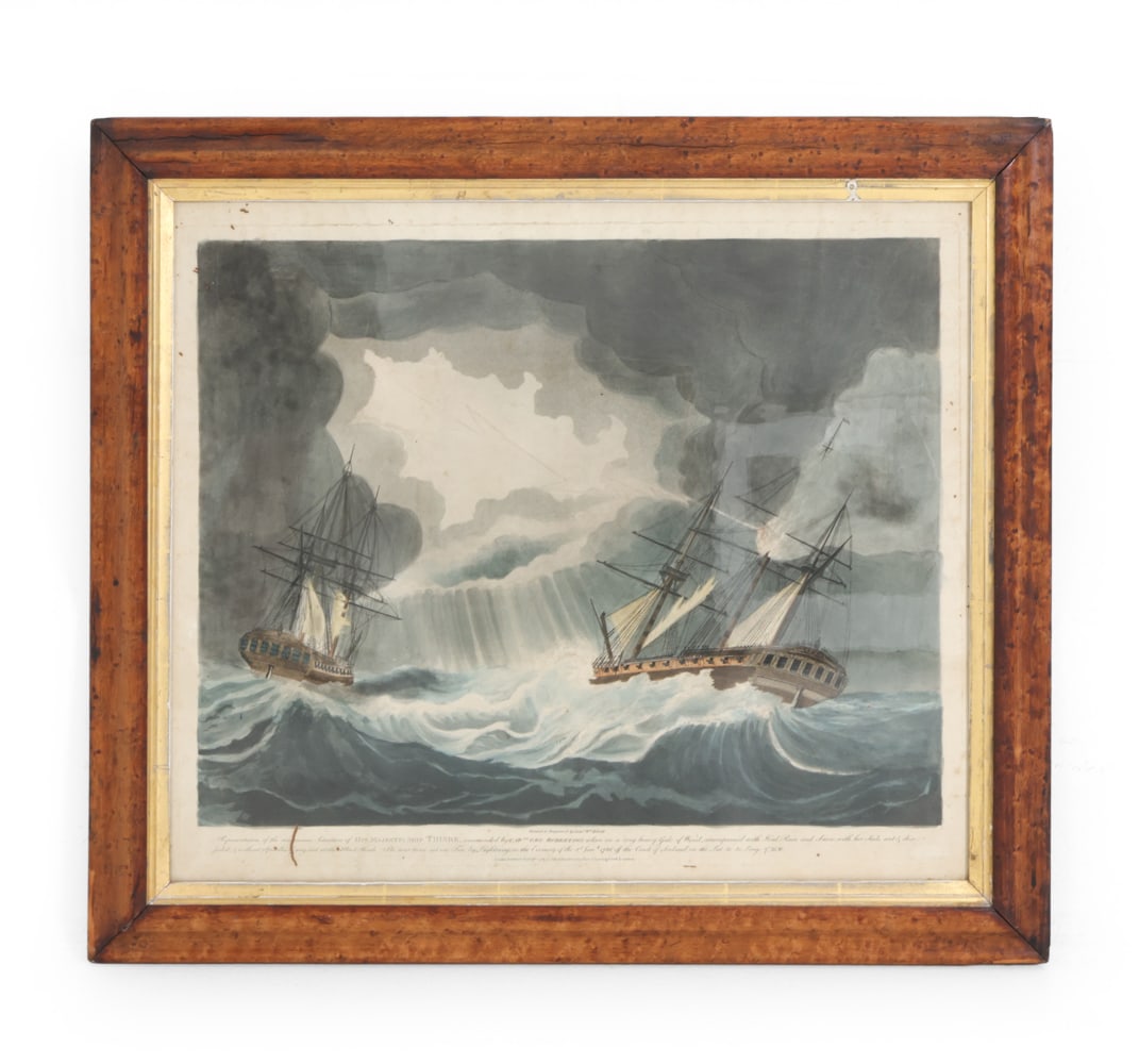 LIEU W. ELLIOT (FL. 1774-1810) SHIP THISBE PRINT (1 of 10)
