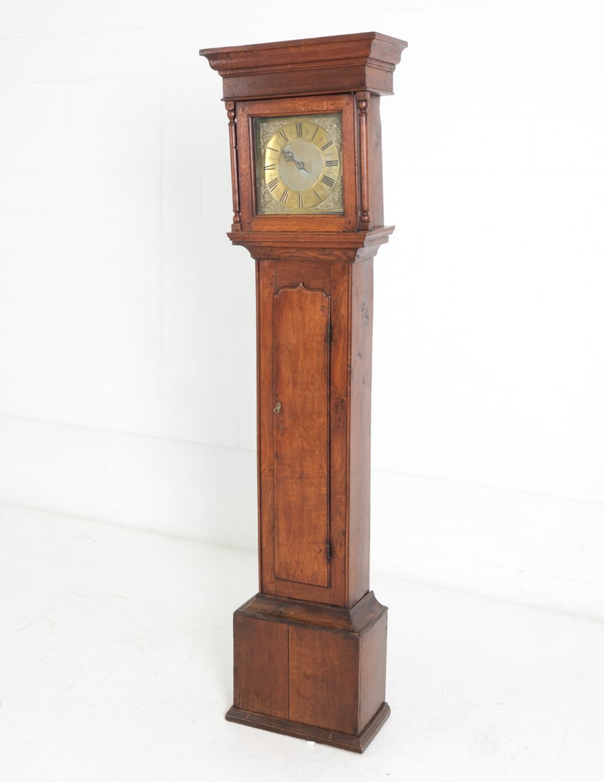 ANTIQUE TALL CASE CLOCK - 2