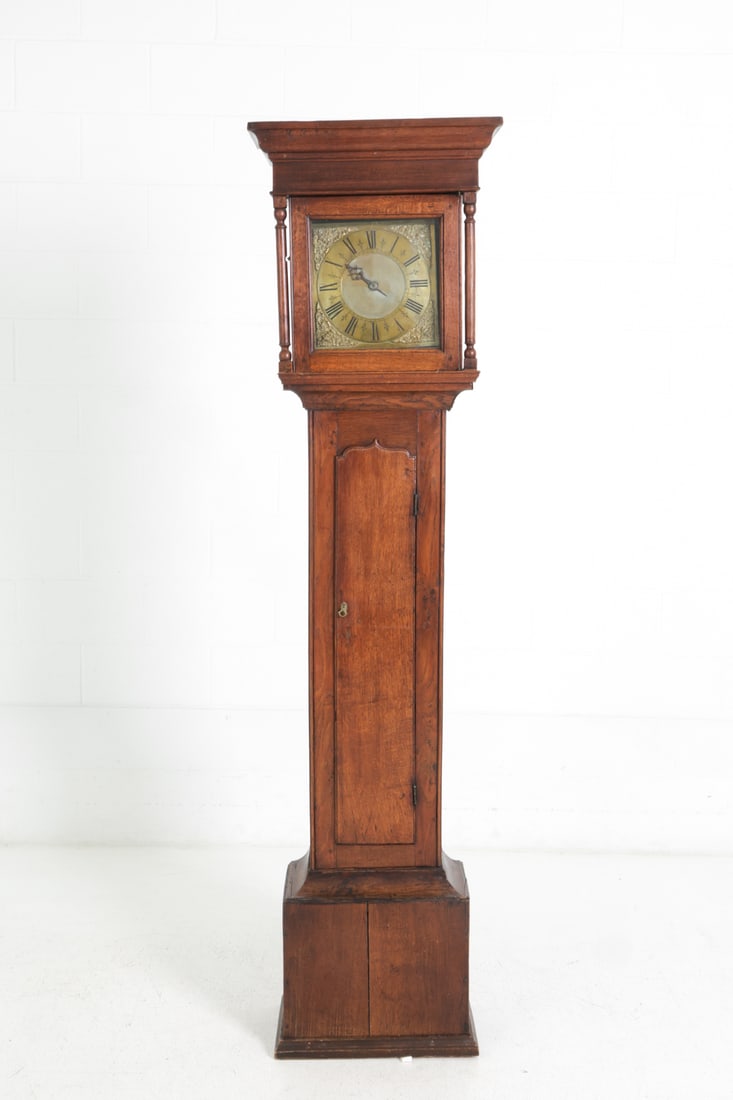 ANTIQUE TALL CASE CLOCK - 4