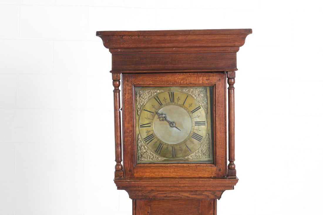 ANTIQUE TALL CASE CLOCK - 5