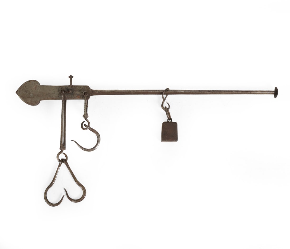19TH C. IRON STEELYARD BEAM SCALE (1 of 11)