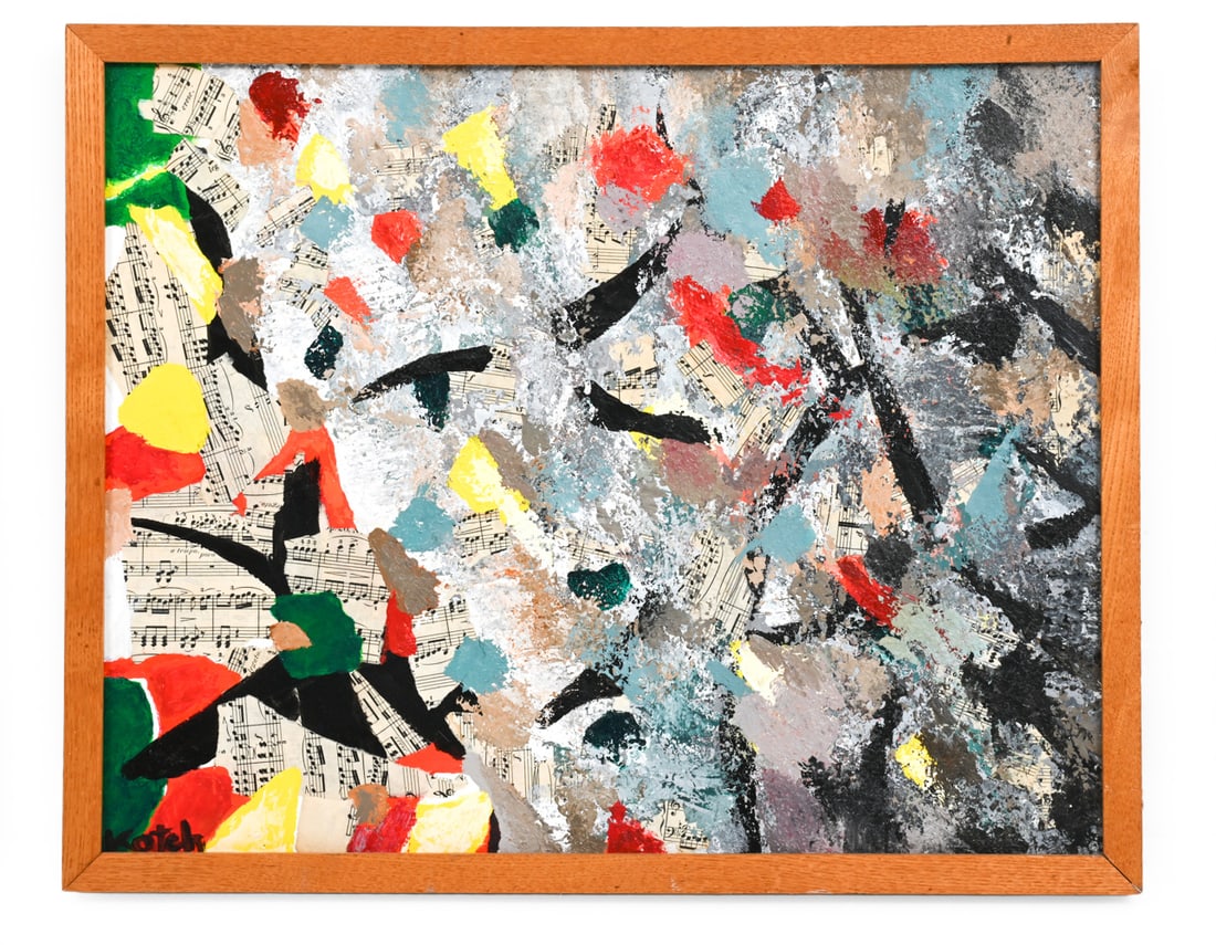 JILL KATCH (AMERICAN) ASBTRACT MIXED MEDIA (1 of 6)