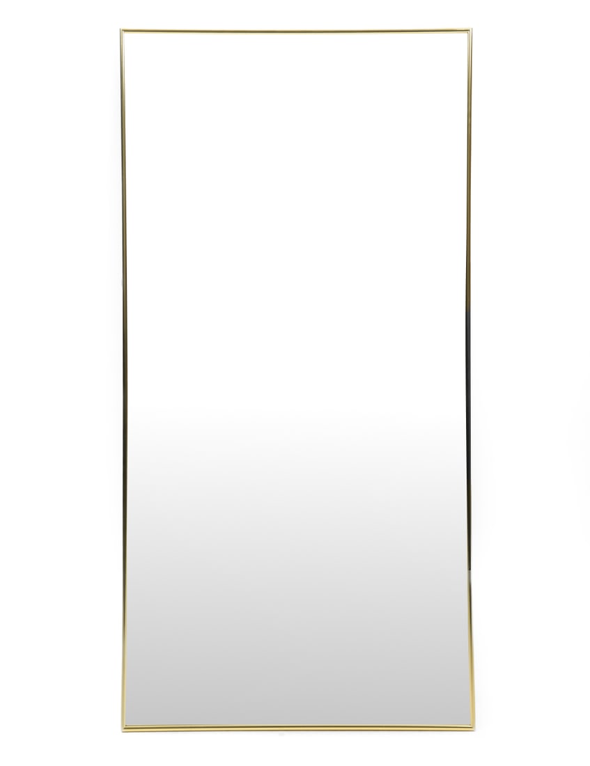 OSTERGAARD DANISH BRUSHED METAL WALL MIRROR (1 of 6)