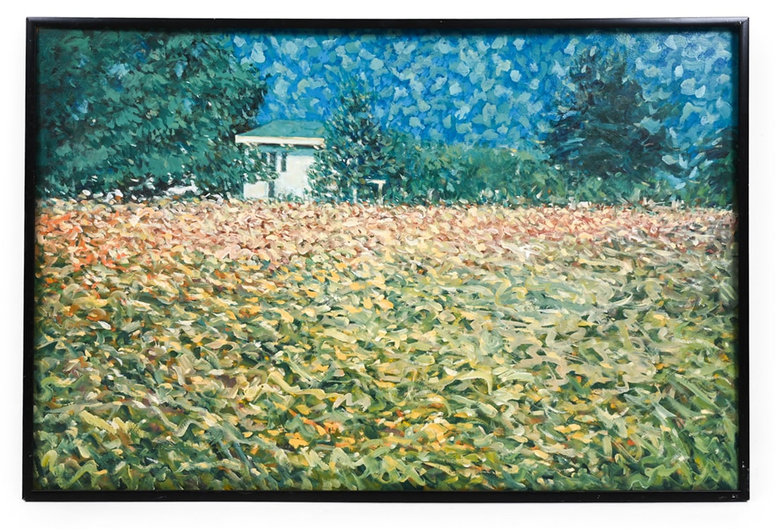 IMPRESSIONIST FLOWER FIELD O/C (1 of 5)