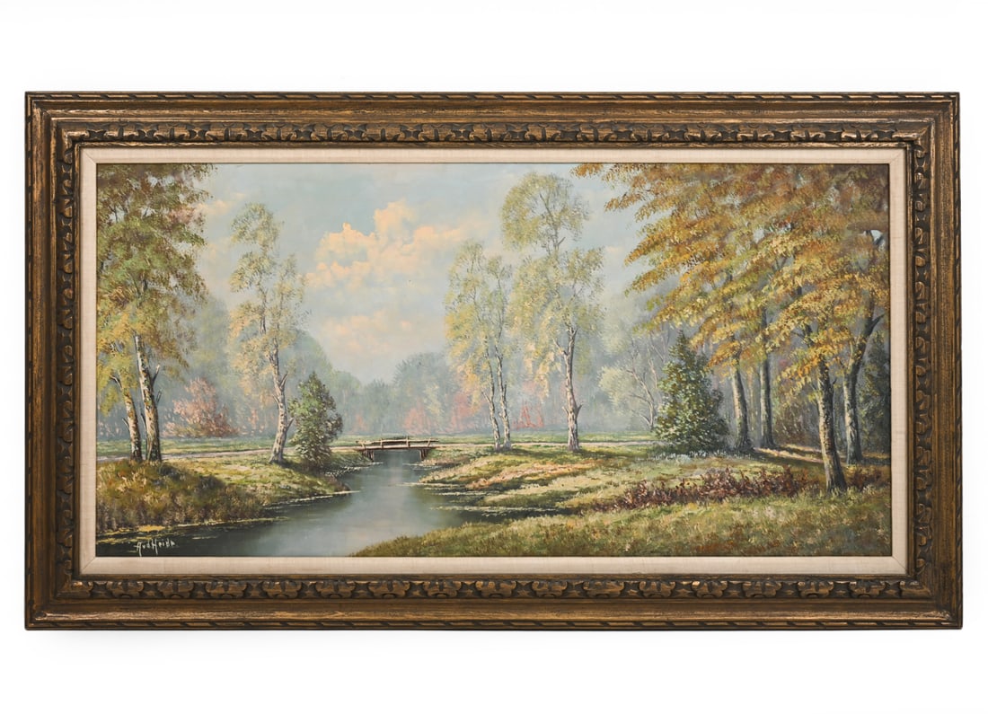 VINTAGE 20TH C. O/C LANDSCAPE PAINTING (1 of 6)