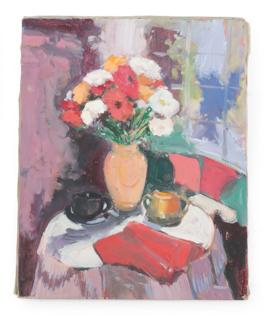 JAMES R. PASCUCCI (1928-2015) STILL LIFE O/C (1 of 9)