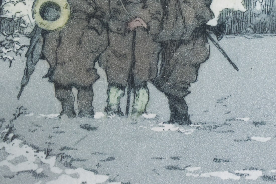 (2) WINTERTIME LITHOGRAPHS - 4