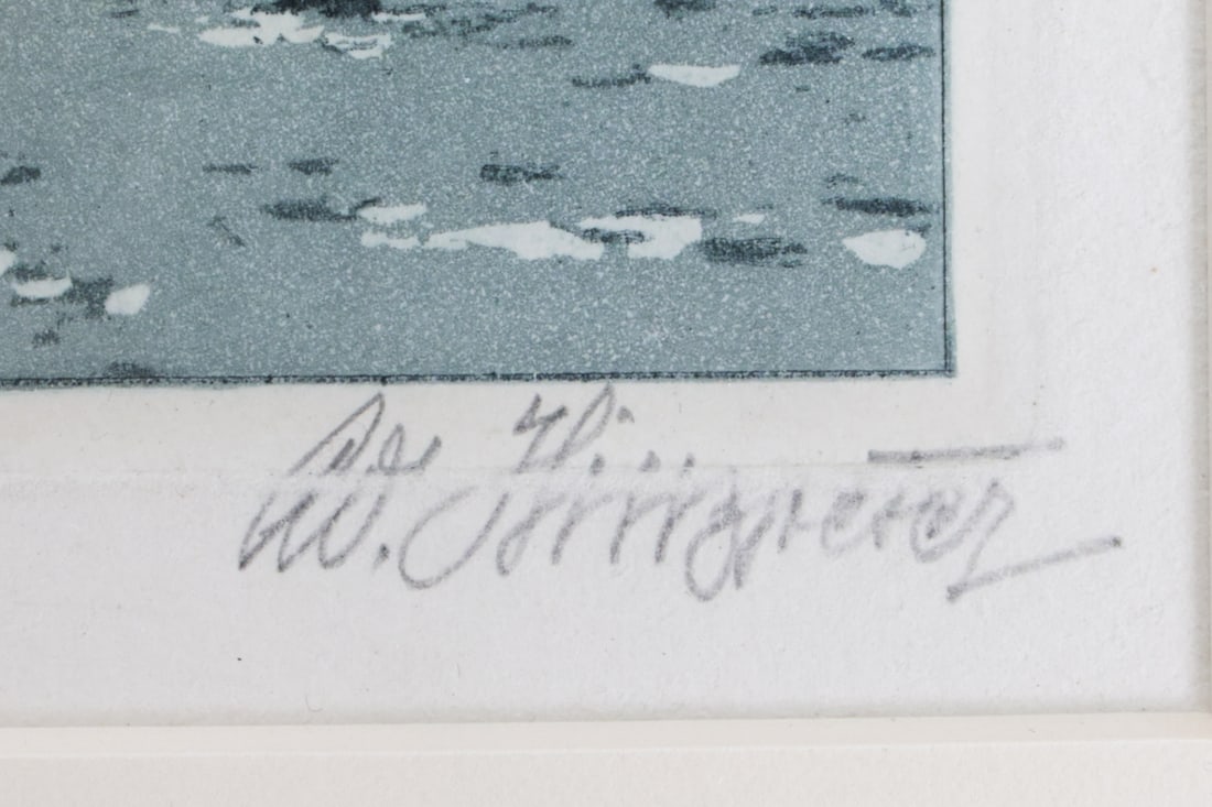 (2) WINTERTIME LITHOGRAPHS - 5