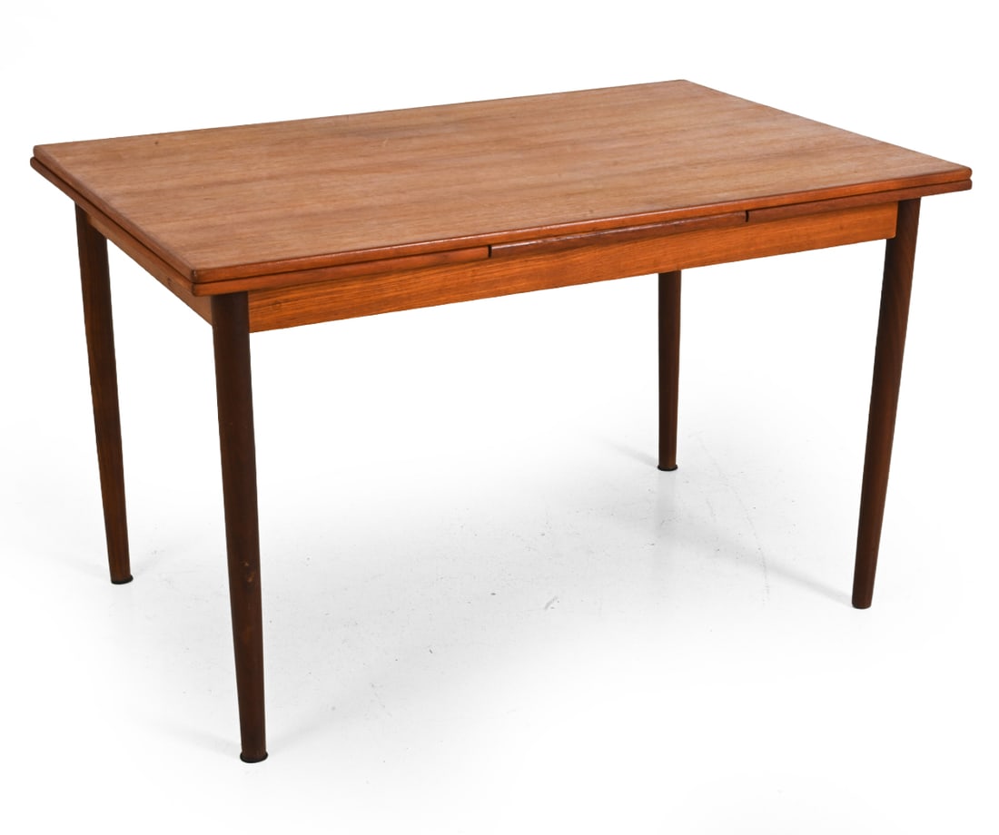 WEGNER STYLE DANISH TEAK DINING TABLE C. 1960S (1 of 1)