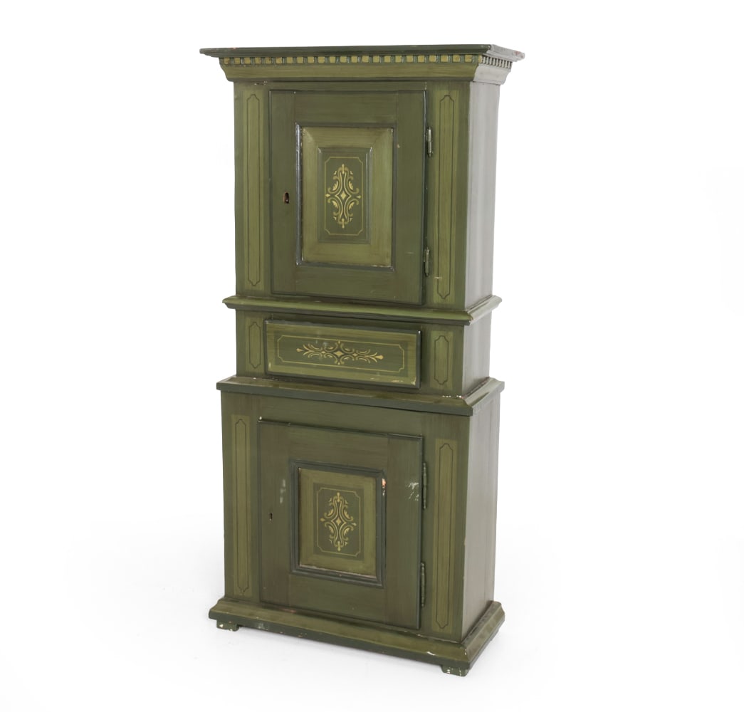SWEDISH FOLK ART CABINET (1 of 17)