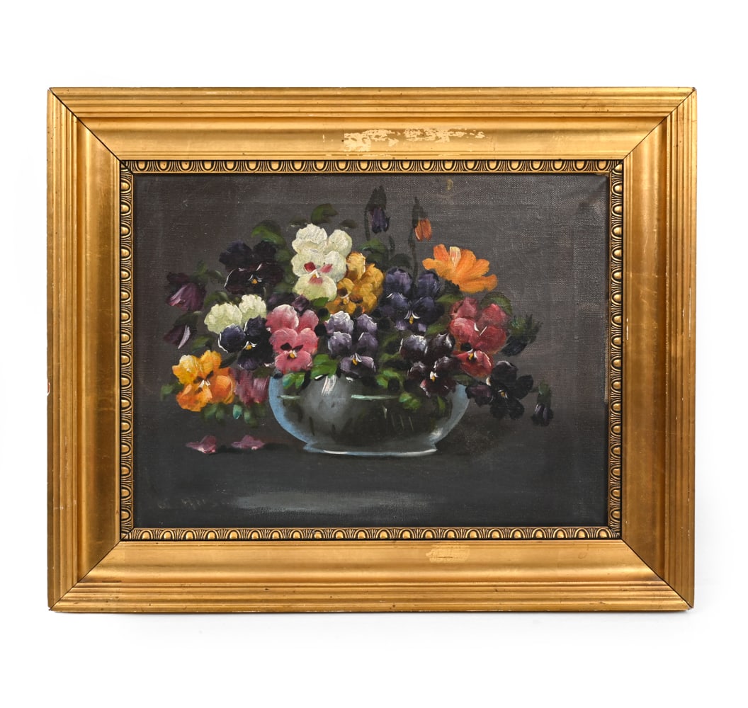 SCANDINAVIAN STILL LIFE OIL ON CANVAS PAINTING (1 of 7)