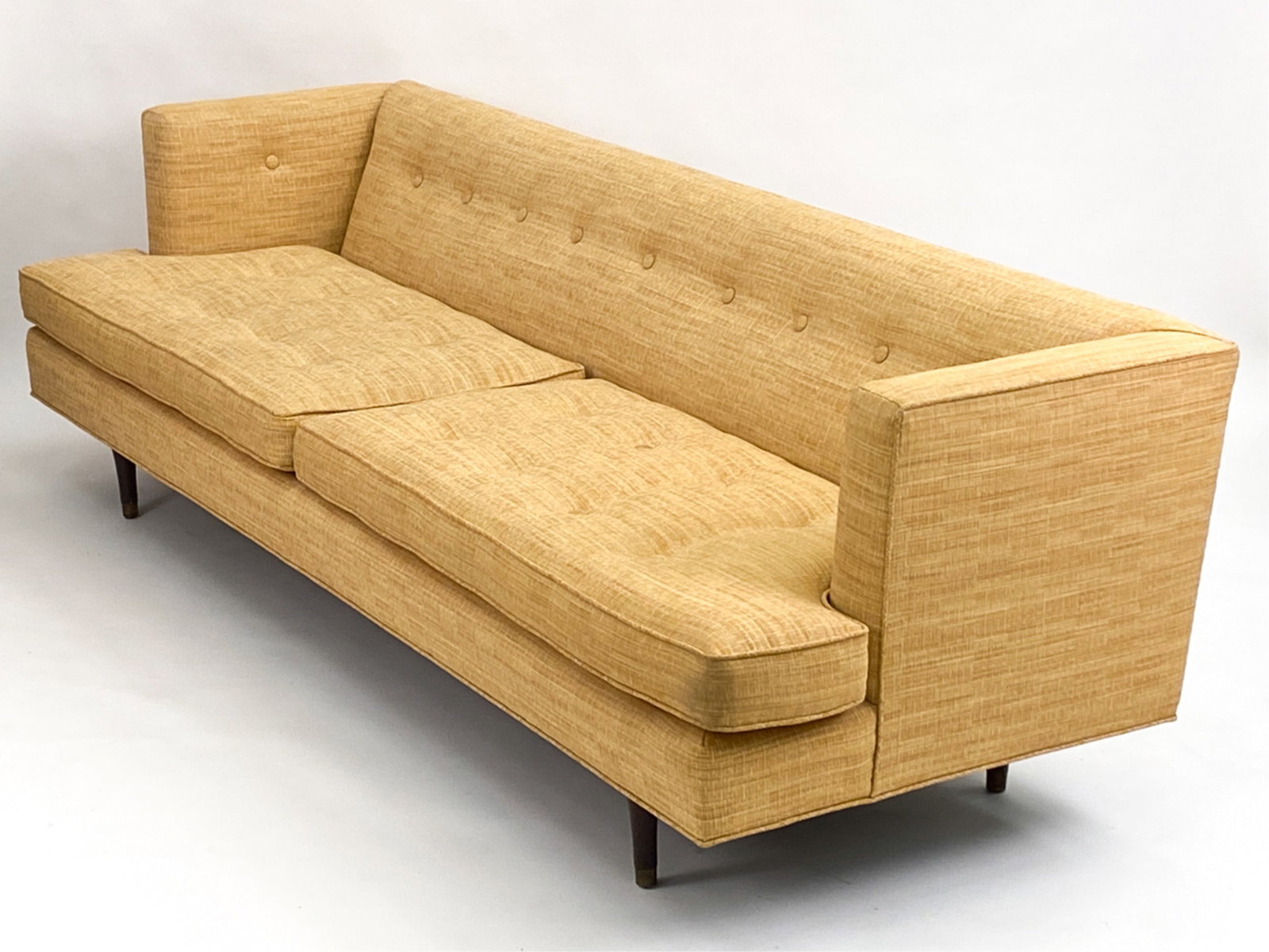 PAIR EDWARD WORMLEY DUNBAR SOFAS - 2