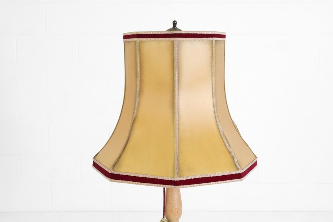 AUSTRIAN TURNED PINE FLOOR LAMP - 3