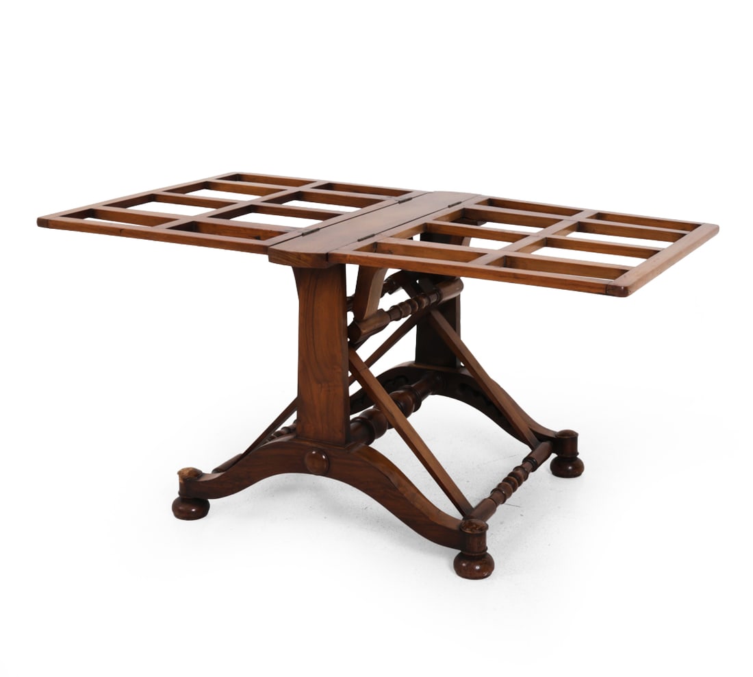 19TH C. ENGLISH REGENCY MAHOGANY FOLIO STAND (1 of 15)