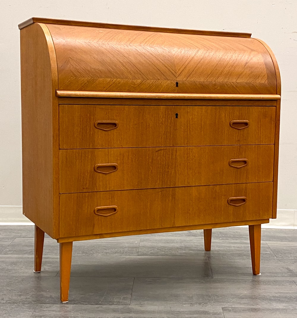 EGON OSTERGAARD SWEDISH TEAK SECRETARY DESK 1960S (1 of 16)