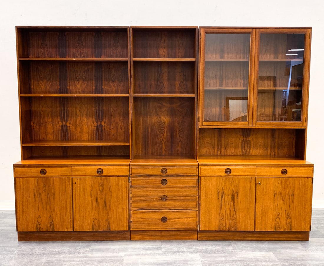BERTIL FRIDHAGEN ROSEWOOD BOOKCASE CABINETS (1 of 14)