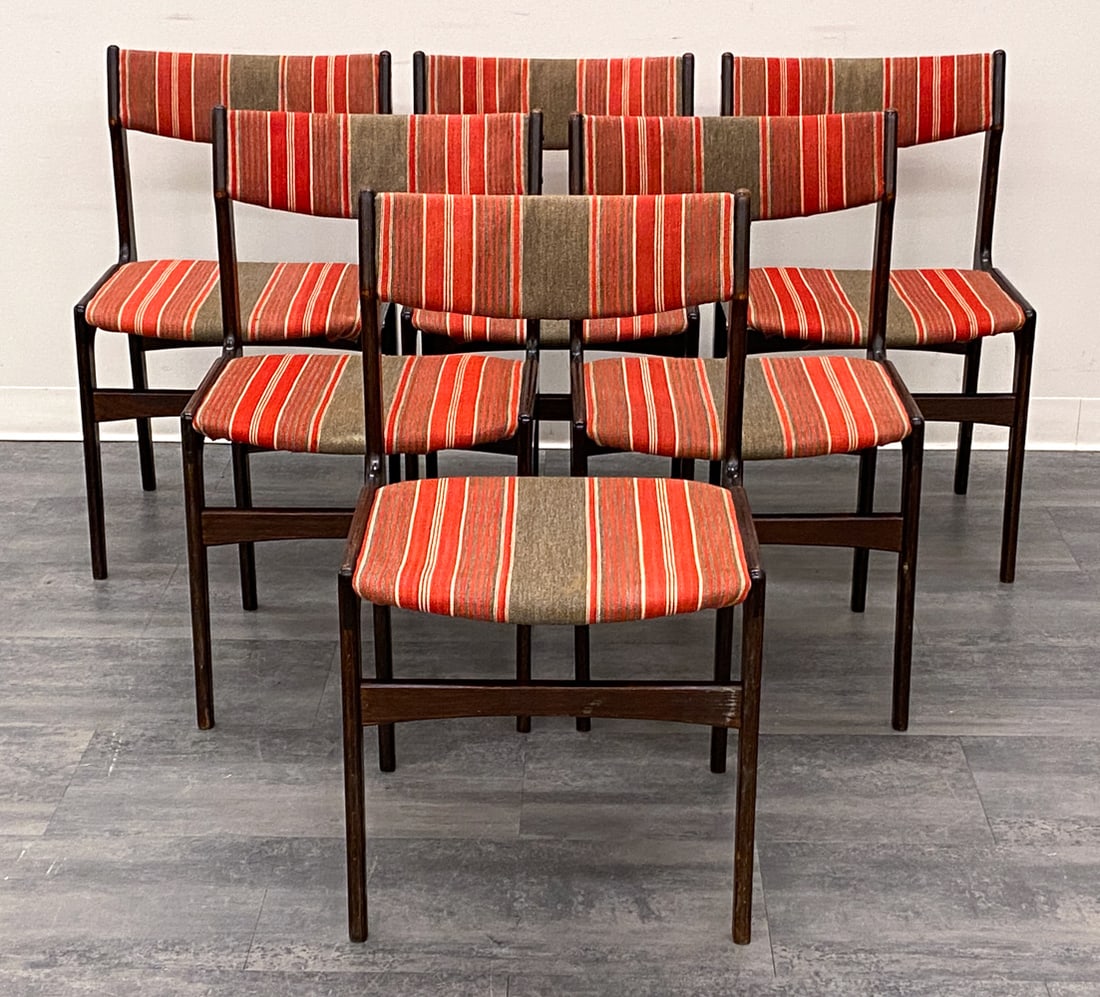 (6) ERIK BUCH DANISH DINING CHAIRS C. 1960S (1 of 12)