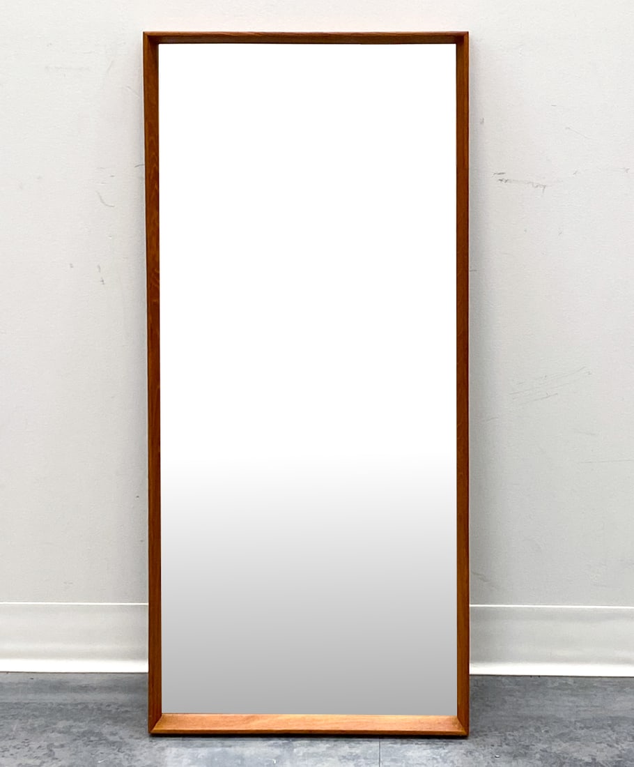 SCANDINAVIAN TEAK WALL MIRROR C. 1960S (1 of 5)