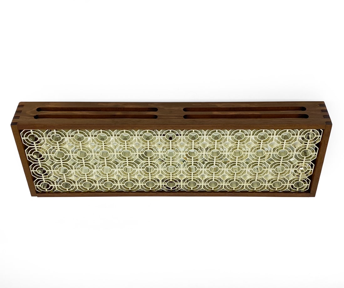 SCANDINAVIAN PINE CEILING LIGHT C. 1960S - 2