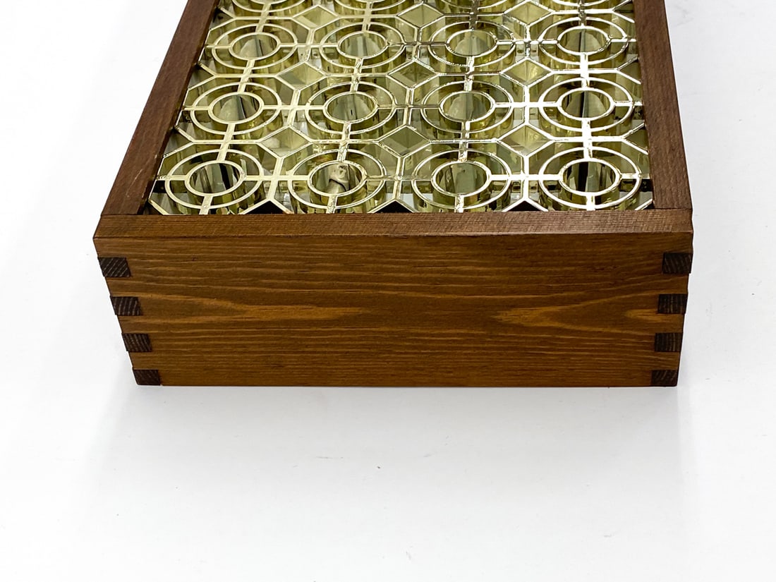 SCANDINAVIAN PINE CEILING LIGHT C. 1960S - 6