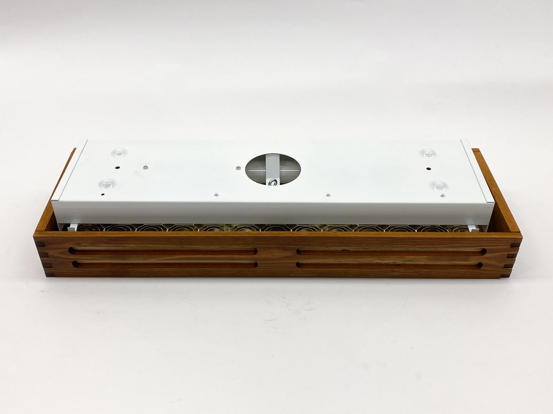 SCANDINAVIAN PINE CEILING LIGHT C. 1960S - 8