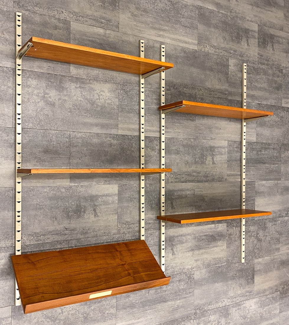 ATTR. IKEA "REBUS" SWEDISH TEAK SHELF WALL UNIT (1 of 14)