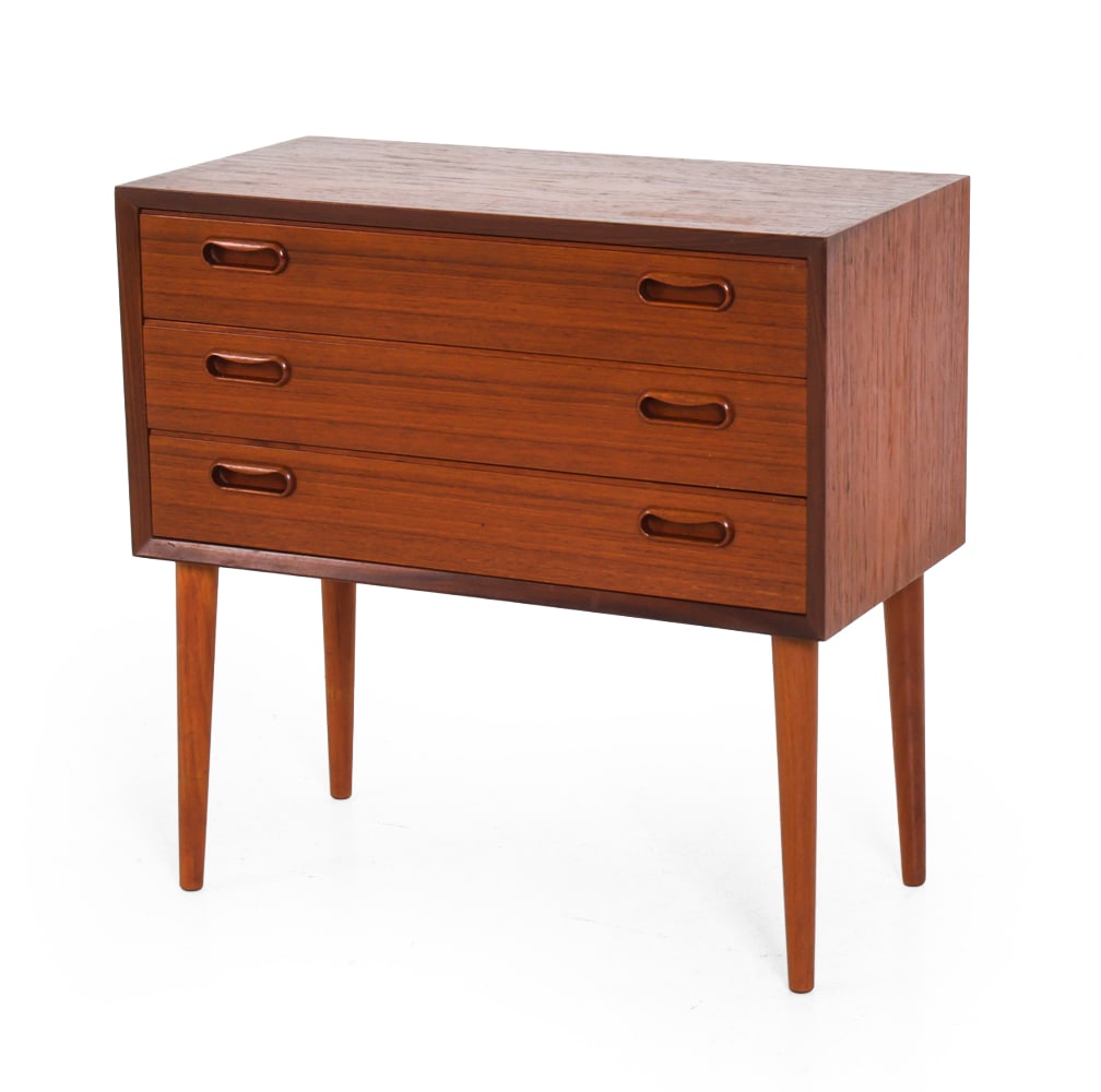 ATTR. ARNE VODDER TEAK CHEST OF DRAWERS C. 1960S (1 of 16)