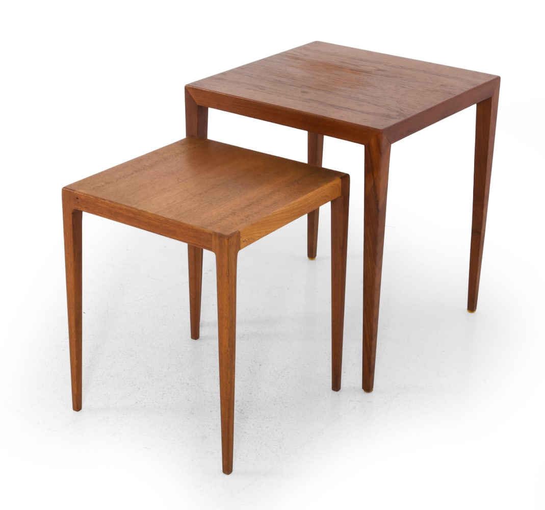 OSTERVIG & HANSEN DANISH TEAK SIDE TABLES 1960S (1 of 9)