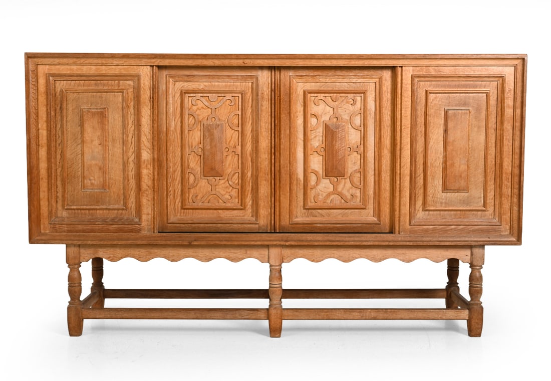AXEL O. ROCK FOR OTTERUP OAK SIDEBOARD C. 1960S (1 of 13)