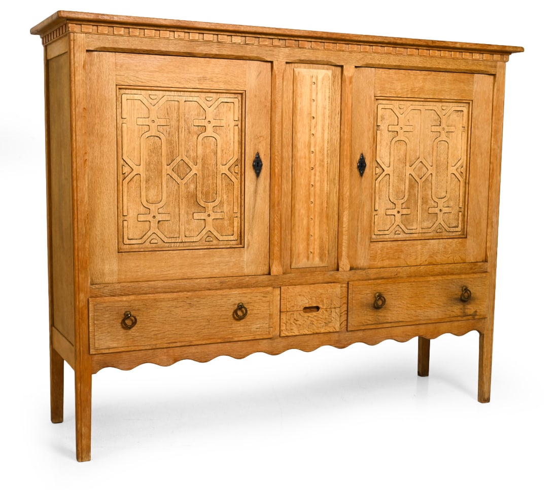 ATTR. HENNING KJAERNULF OAK SIDEBOARD C. 1960S