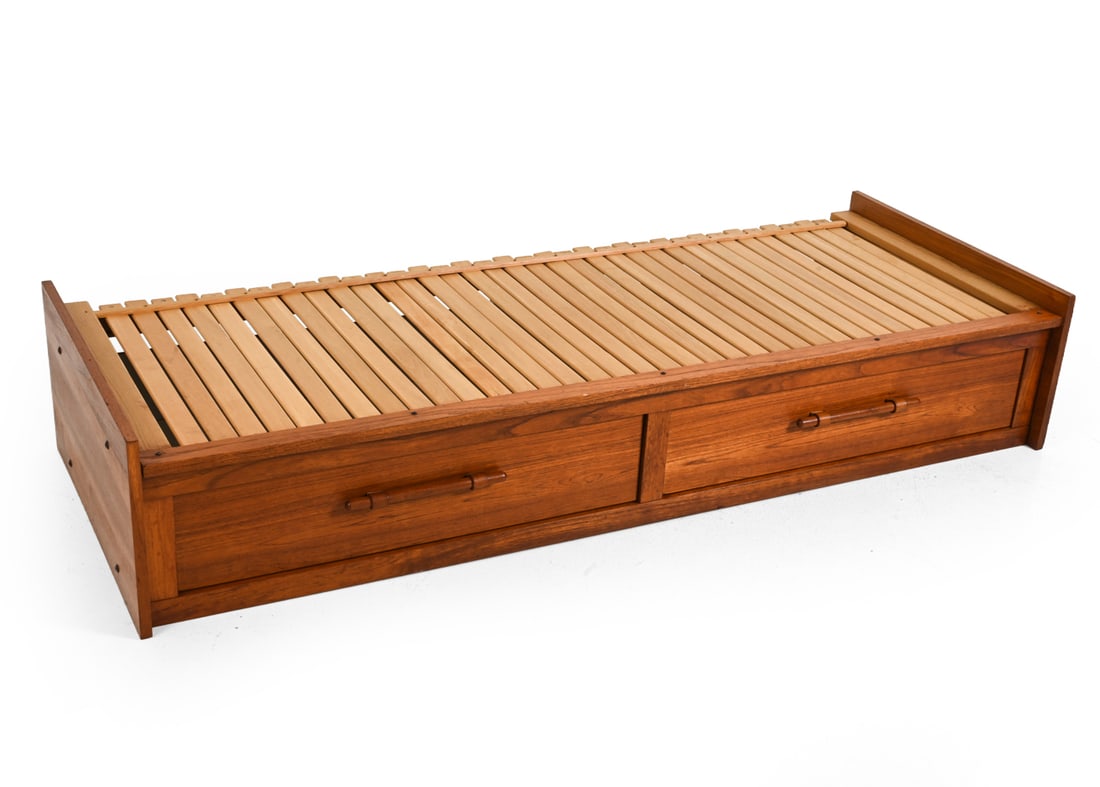 MANNER OF MOGENSEN DANISH TEAK DAYBED C. 1970S (1 of 14)